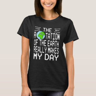 Camiseta Rotação Da Terra Faz Meu Dia Presente