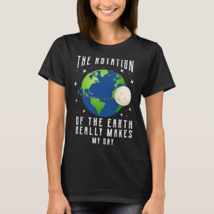 Camiseta Rotação Da Terra Faz Meu Professor De Ciência Do D