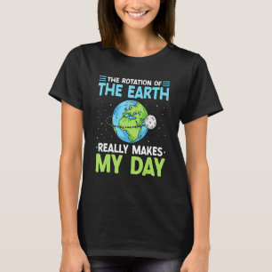 Camiseta Rotação da Terra Faz Meu Professor de Ciência do D