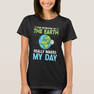 Camiseta Rotação da Terra Faz Meu Professor de Ciência do D