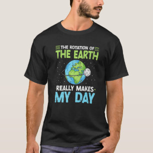 Camiseta Rotação da Terra Faz Meu Professor de Ciência do D