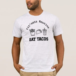 Camiseta Roteamento de Fitness Coma Tacos