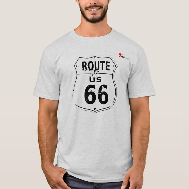 Camiseta Roteiro Clássico 66 Adventure T-Shirt (Frente)