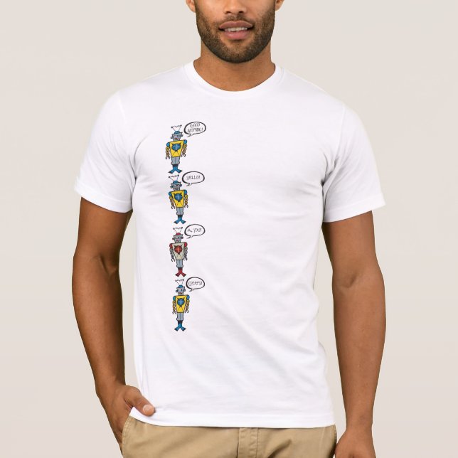 Camiseta Roteiro de Brinquedo Engraçado Retro Brincadinho B (Frente)