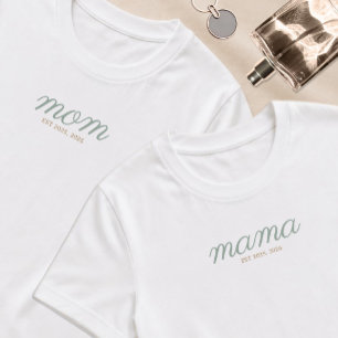 Camiseta Roteiro de Sage Mínimo & Mãe Estabelecida em Ouro