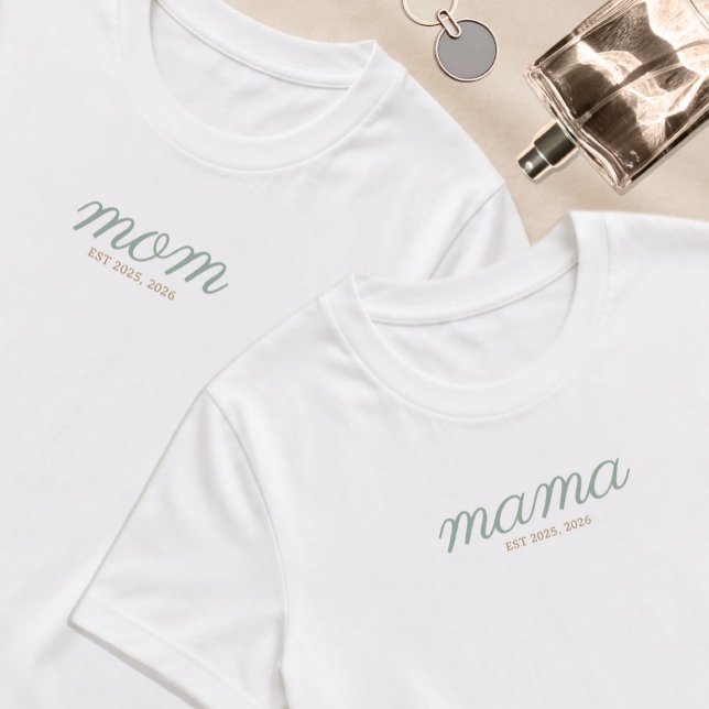 Camiseta Roteiro de Sage Mínimo & Mãe Estabelecida em Ouro (Criador carregado)
