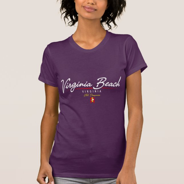 Camiseta Roteiro de Virginia Beach (Frente)
