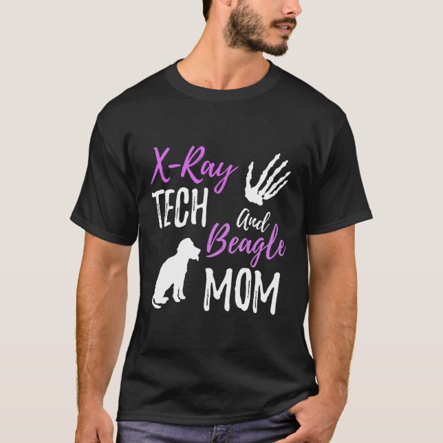 Camiseta Roteiro Divertido X Ray Tech E Cachorro Parente Be (Frente)