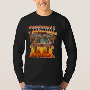 Camiseta Roteiro do jogador de futebol da Mesa Foosball dos