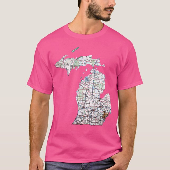 Camiseta Roteiro do Michigan (Frente)