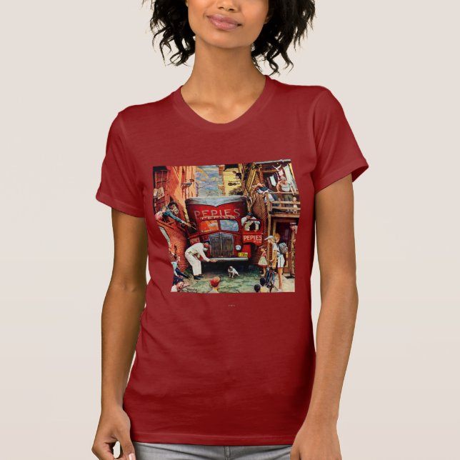 Camiseta Roteiro por Norman Rockwell (Frente)