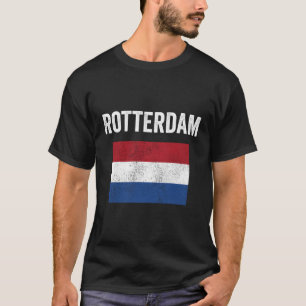 Camiseta Roterdão Nederland Cidade Holandesa Bandeira Ho