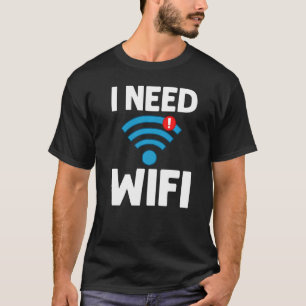 Camiseta Rotes do Senha da Internet do Roteador Wifi do Com