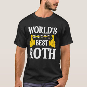 Camiseta Roth Surname Funny Team Family Sobrenome World's B
