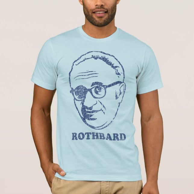 Camiseta Rothbard afligiu o t-shirt - personalizado (Frente)