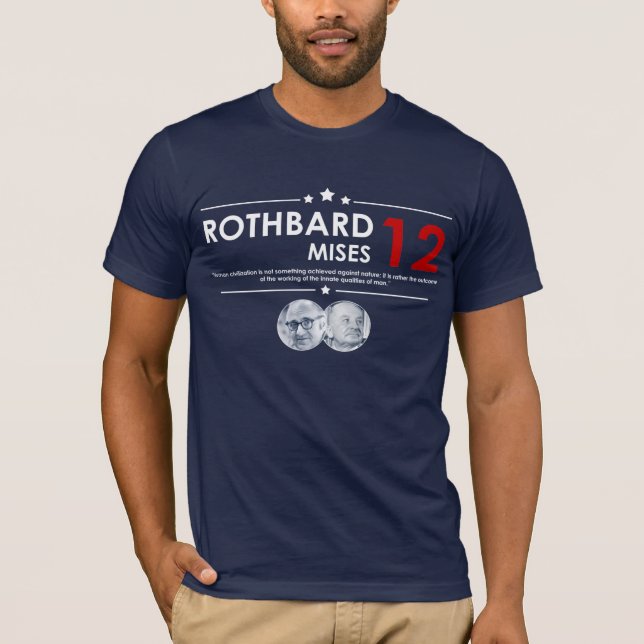 Camiseta Rothbard - Mises 2012 (Frente)
