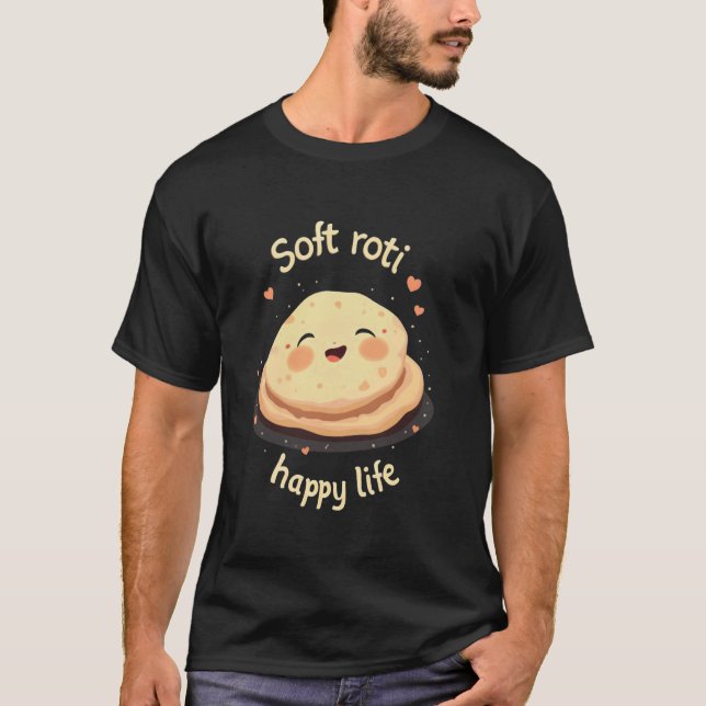 Camiseta Roti Roti macia, vida feliz (Frente)
