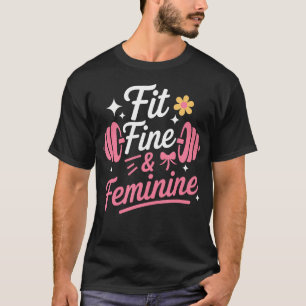 Camiseta Rotina de Academia de Garota Quente Aumento de Ser