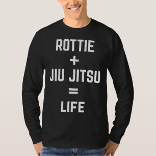 Camiseta Rottie + Jiu Jitsu = Life Legal Rottweiler Bjj