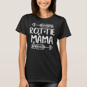 Camiseta Rottie Mama Rottweiler Proprietário do Pão Engraça