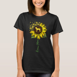 Camiseta Rottie Mamãe Sunflower Rottweiler Cachorro Mãe 15