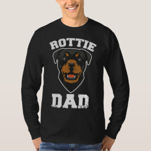 Camiseta Rottie Pai Rottweiler Cão Cachorro Cachorro Cachor