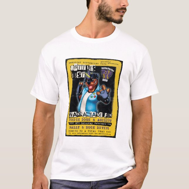 Camiseta Rotties apenas quer ter o divertimento (Frente)