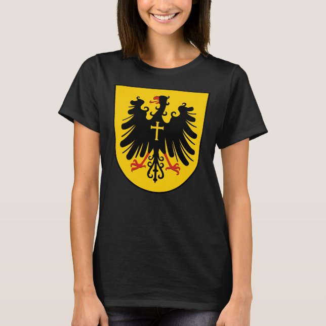 Camiseta Rottweil Casaco de Armas Alemanha (Frente)