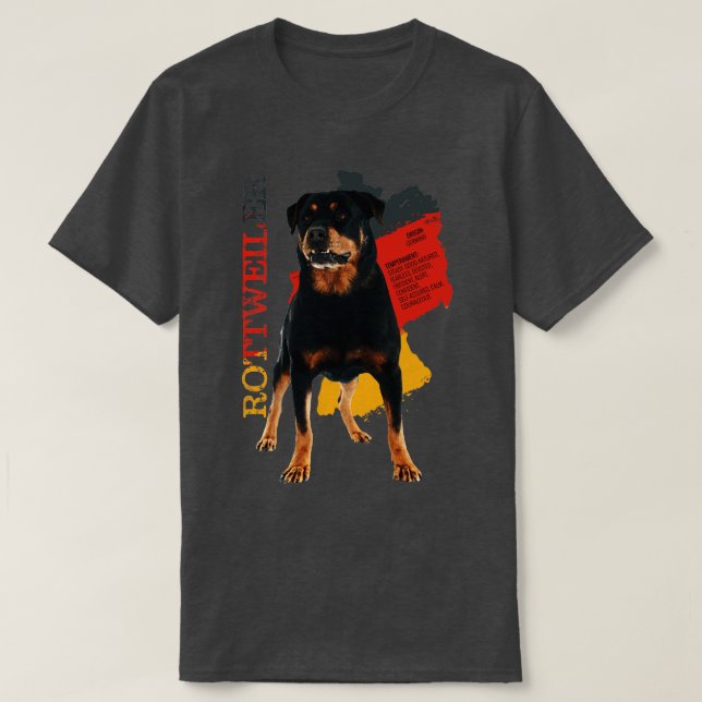 Camiseta Rottweiler 1 (Frente do Design)