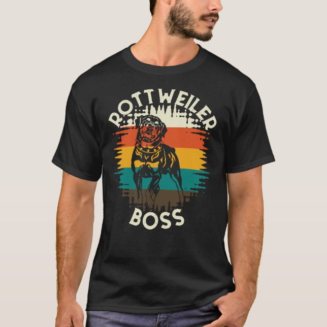Camiseta Rottweiler Boss (Frente)