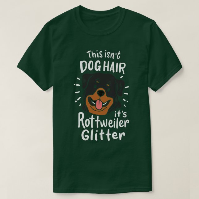 Camiseta Rottweiler Cabelo Cachorro (Frente do Design)