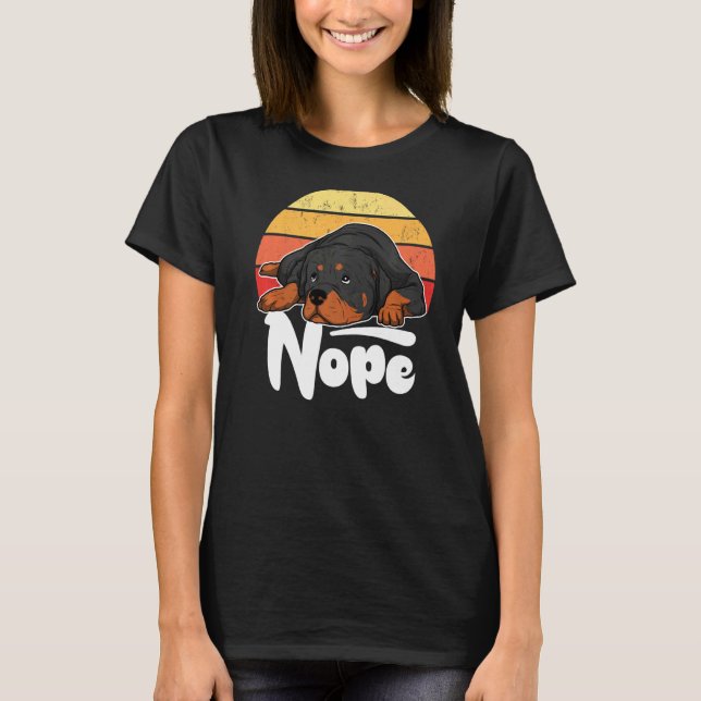 Camiseta Rottweiler Cão Vintage 41 (Frente)