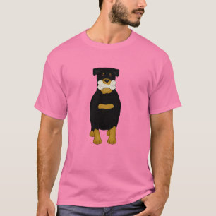 Camiseta Rottweiler com T-Shirt óssea