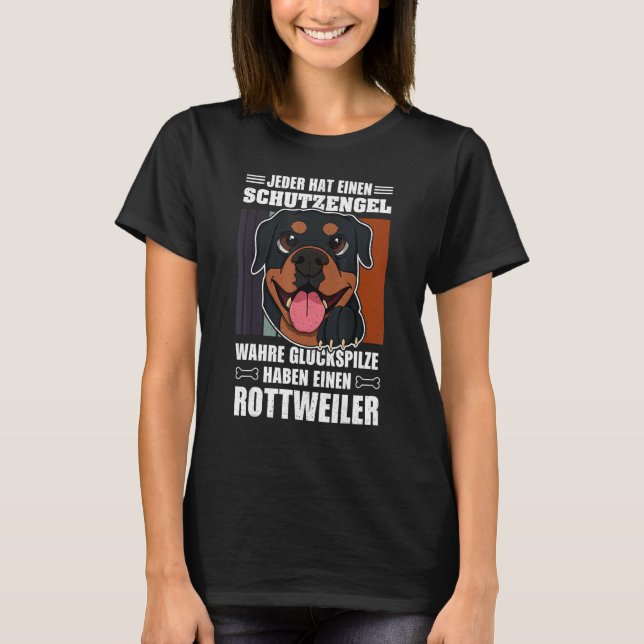 Camiseta Rottweiler Criadores De Cães Proprietário De Cães  (Frente)