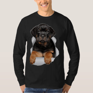 Camiseta Rottweiler Cute Rottweiler Para Mulheres Pais Mãe