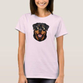Camiseta Rottweiler de Michigan Usando Óculos de Sol