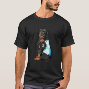 Camiseta Rottweiler Eu Amo A Mãe Tatuagem