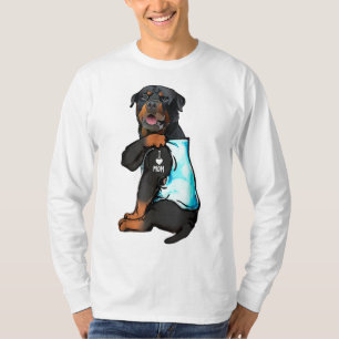 Camiseta Rottweiler Eu Amo A Mãe Tatuagem