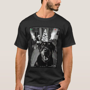 Camiseta Rottweiler Flagra Papai Noel Na Câmera De Natal