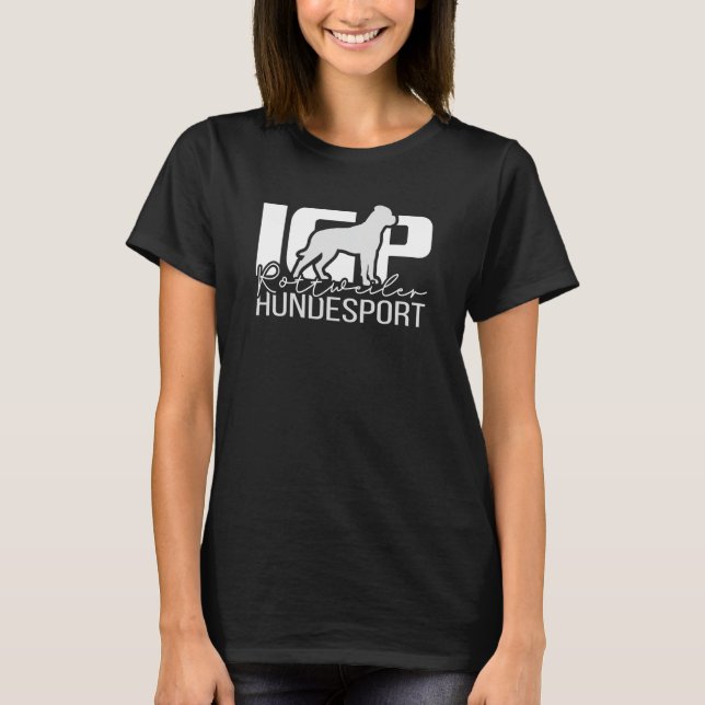 Camiseta Rottweiler IGP Dog Sport IPO (Frente)