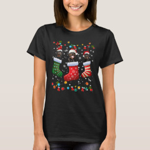 Camiseta Rottweiler Meias de Natal Xmas Rottie Dog Lover