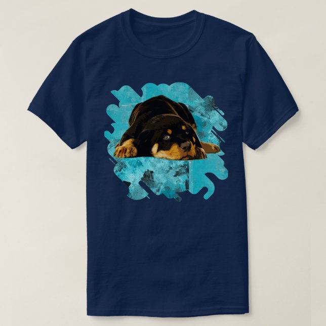 Camiseta Rottweiler Metzgerhund (Frente do Design)