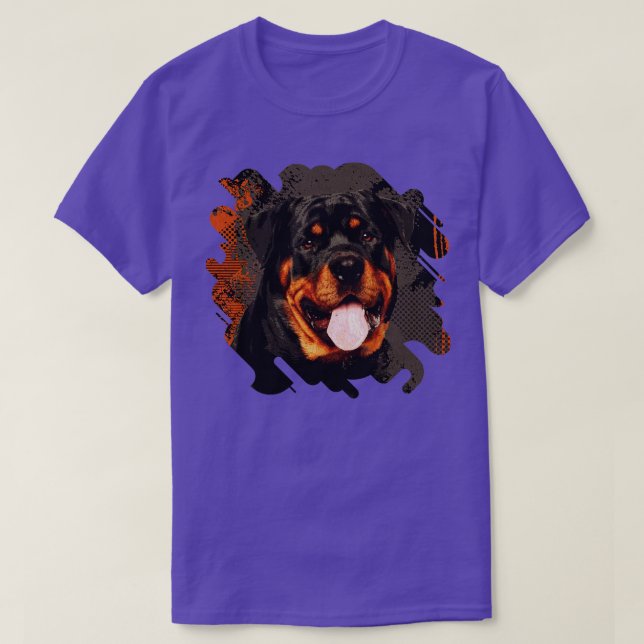 Camiseta Rottweiler Metzgerhund Arte Digital (Frente do Design)
