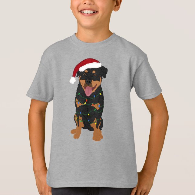 Camiseta Rottweiler Natal (Frente)