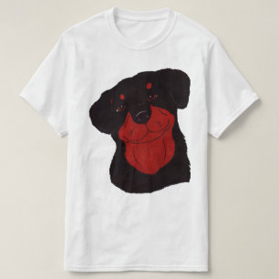 Camiseta Rottweiler pensativo