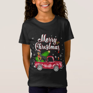 Camiseta Rottweiler Retriever Rides Red Truck