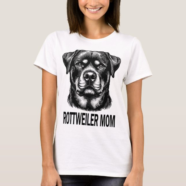 Camiseta Rottweiler - Rotti- Mãe do Rottweiler (Frente)