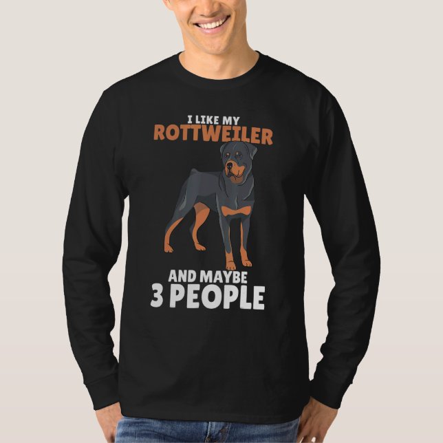 Camiseta Rottweiler Rottie Eu Gosto Amor Cachorro (Frente)
