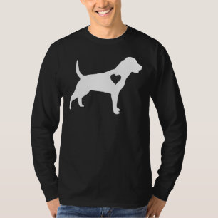 Camiseta Rottweiler Roupa Love Heart Rottweiler Cachorro