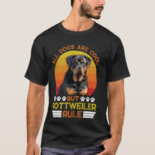 Camiseta Rottweiler TODOS OS CÃES SÃO LEGAIS MAS OS ROTTIES